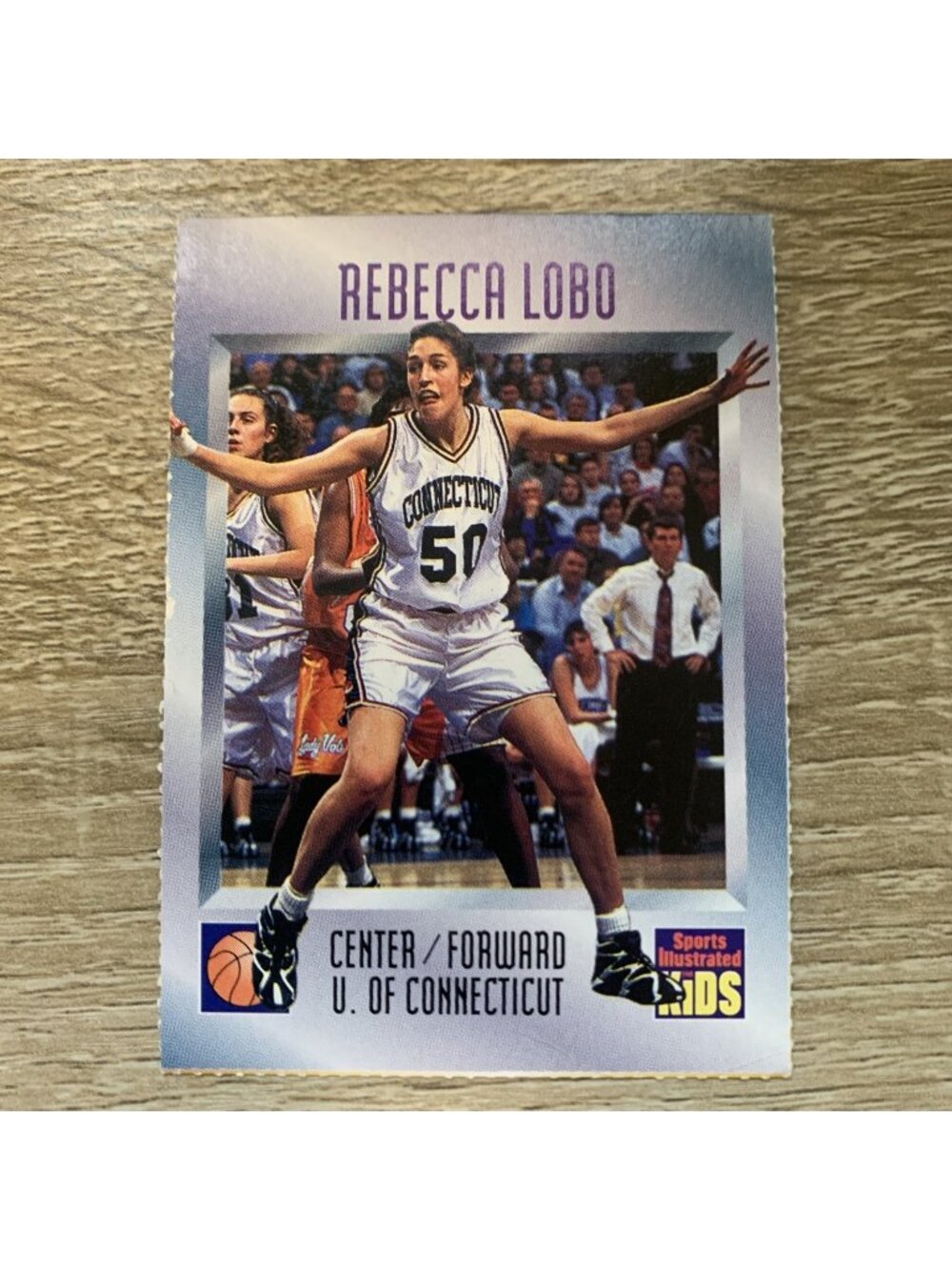 1995 Sports Illustrated For Kids Rebecca Lobo Rookie Card #363 UConn Raw RC